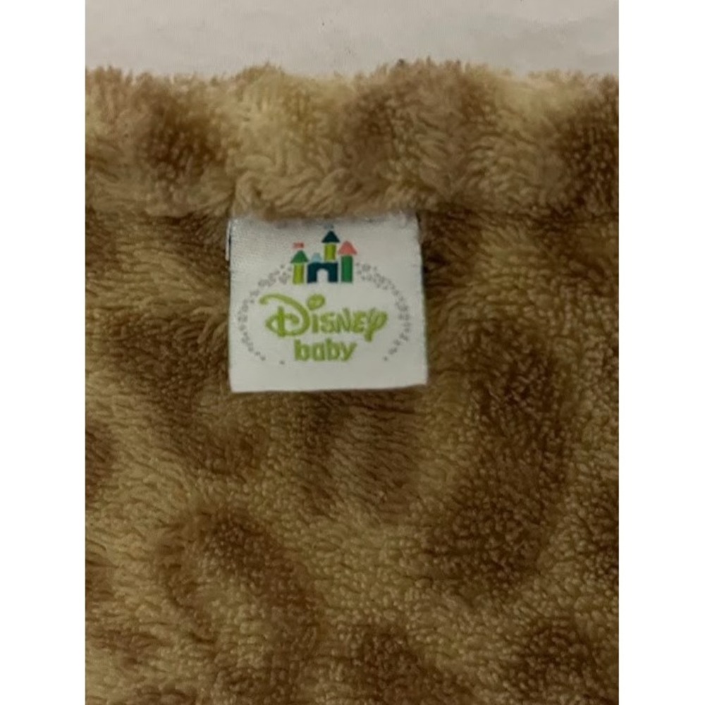 Disney Baby Brown Leopard Print Fleece Blanket Lovey Animal Cheetah Security - Picture 4 of 4